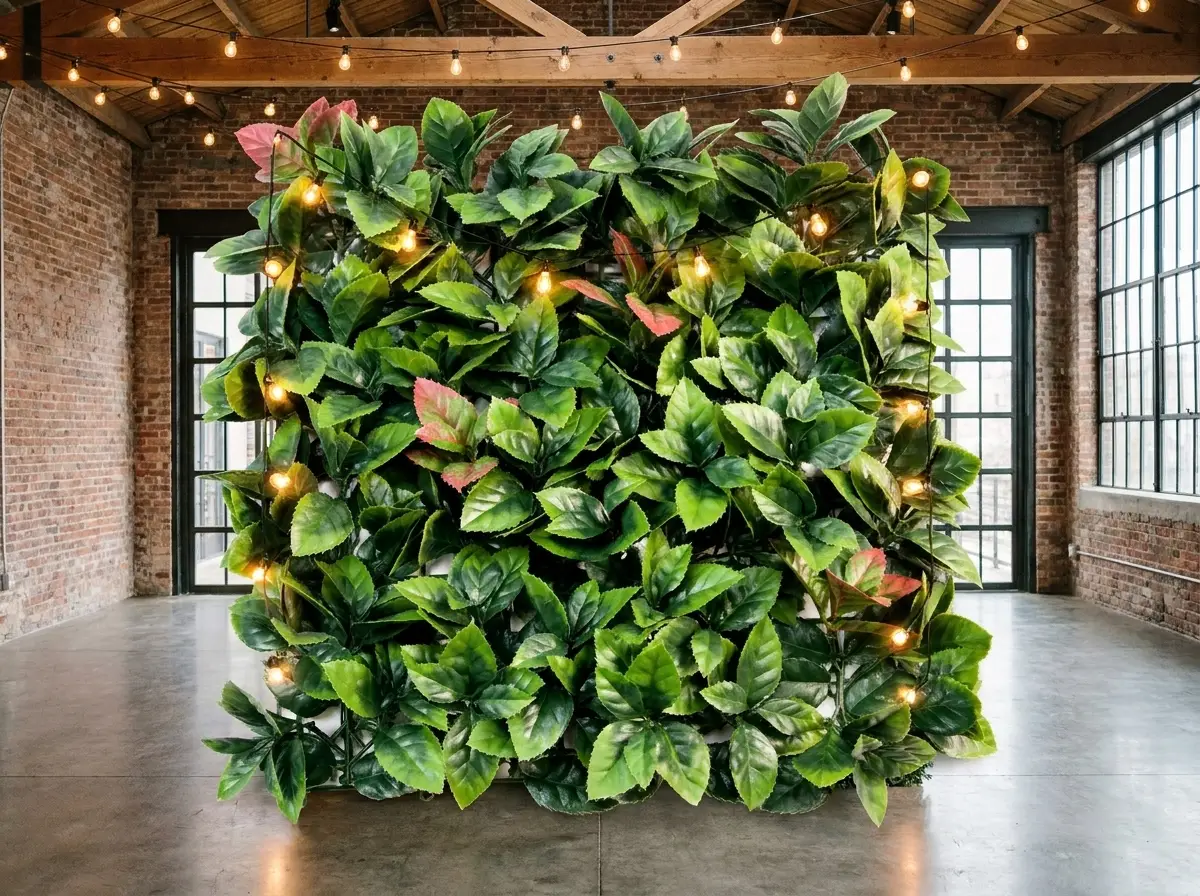 Boxwood greenery wall rental Tampa